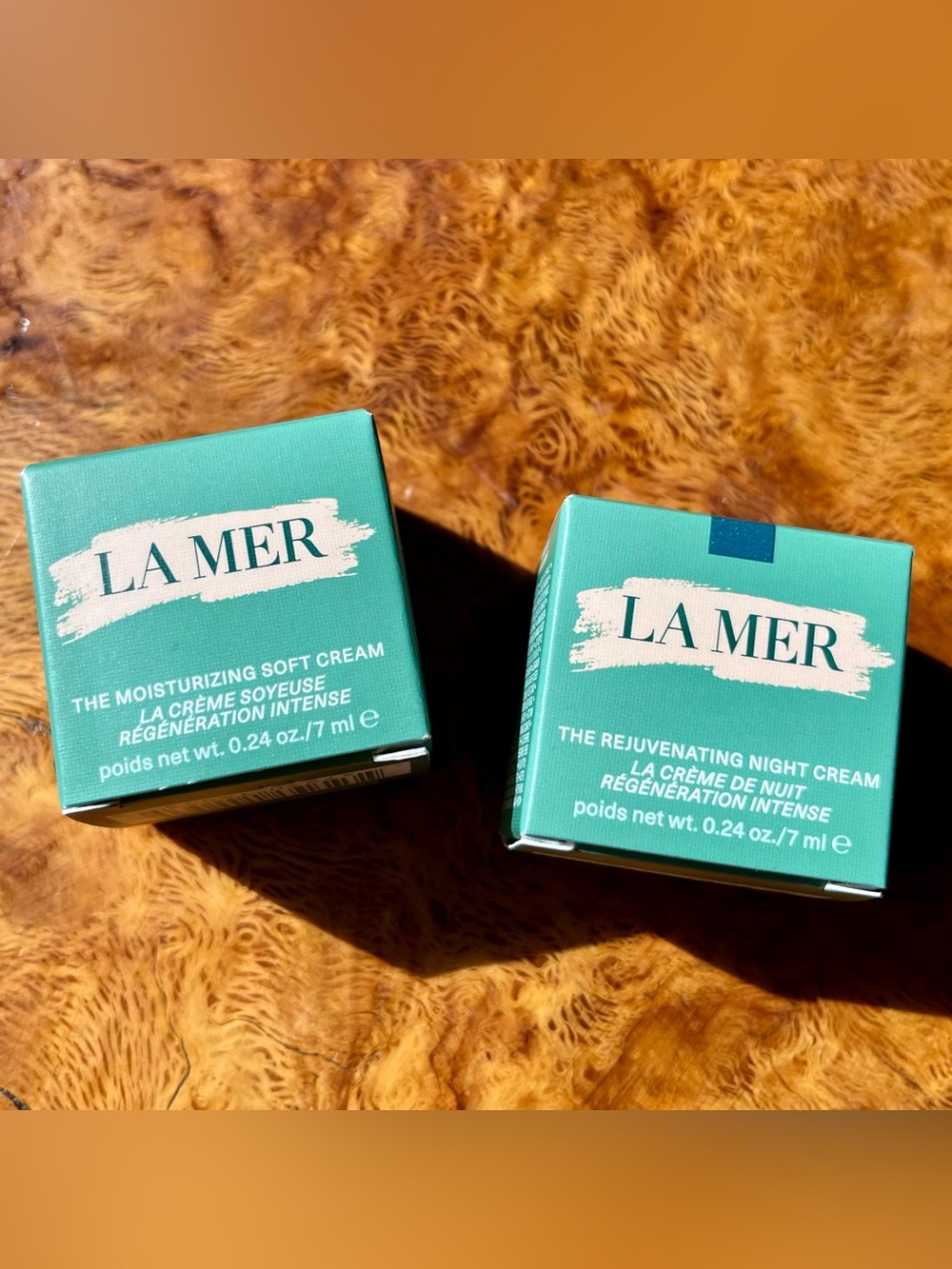 BNIB La Mer Day/Night Moisturizer Duo